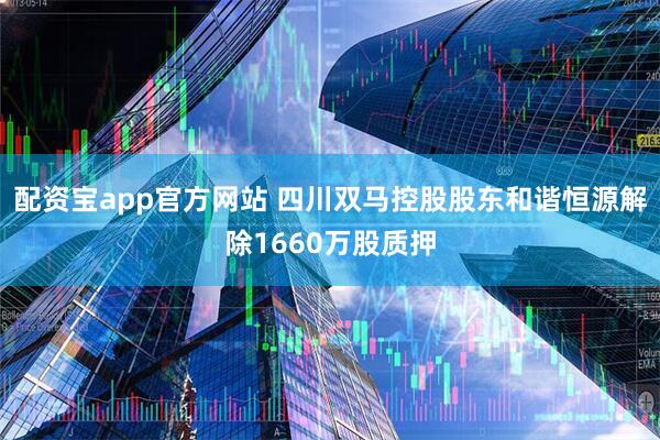 配资宝app官方网站 四川双马控股股东和谐恒源解除1660万股质押